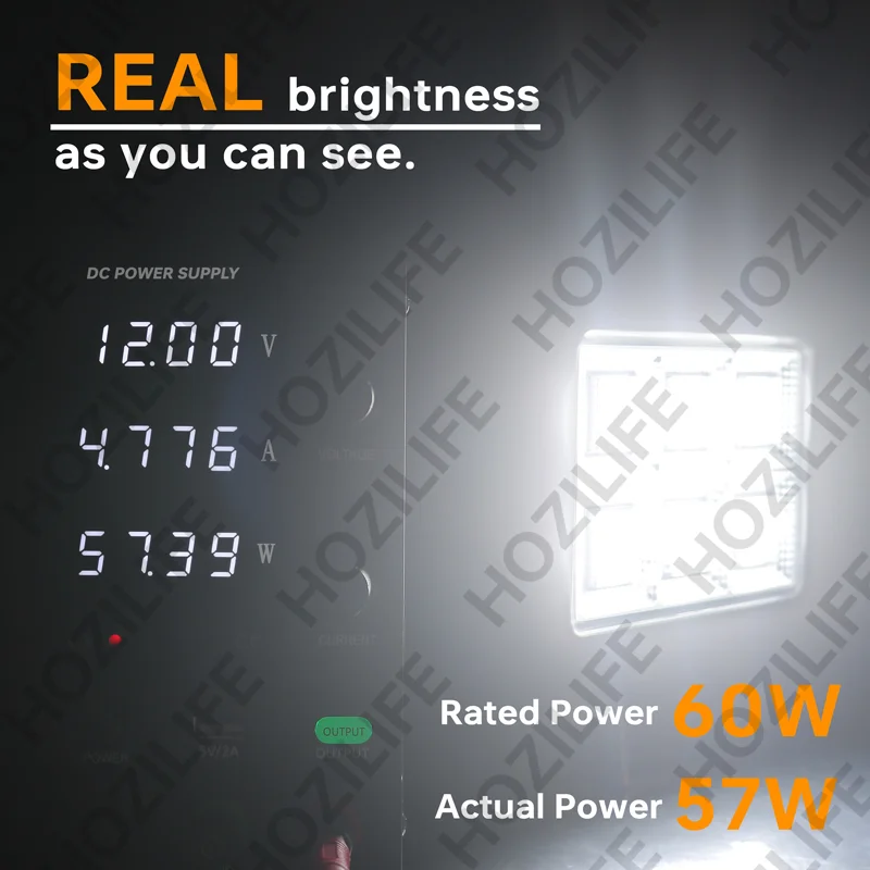 LED Tractor Work Lights, LED Work Light for Truck ATV Off Road Vehicles Equipment Boats, 6 Inch, 12000LM, 12V, 2pcs